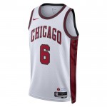 Maillot NBA Chicago Bulls Alex Caruso 6 Nike 2022-23 City Edition Blanc Swingman - Homme